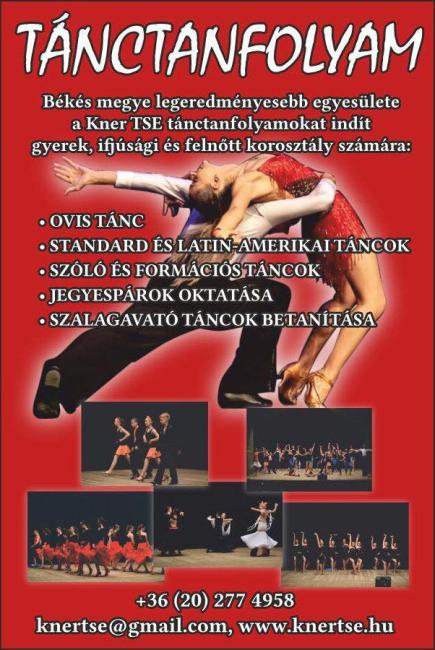 Tánctanfolyam 2018