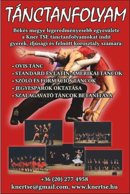 Tánctanfolyam 2019/2020